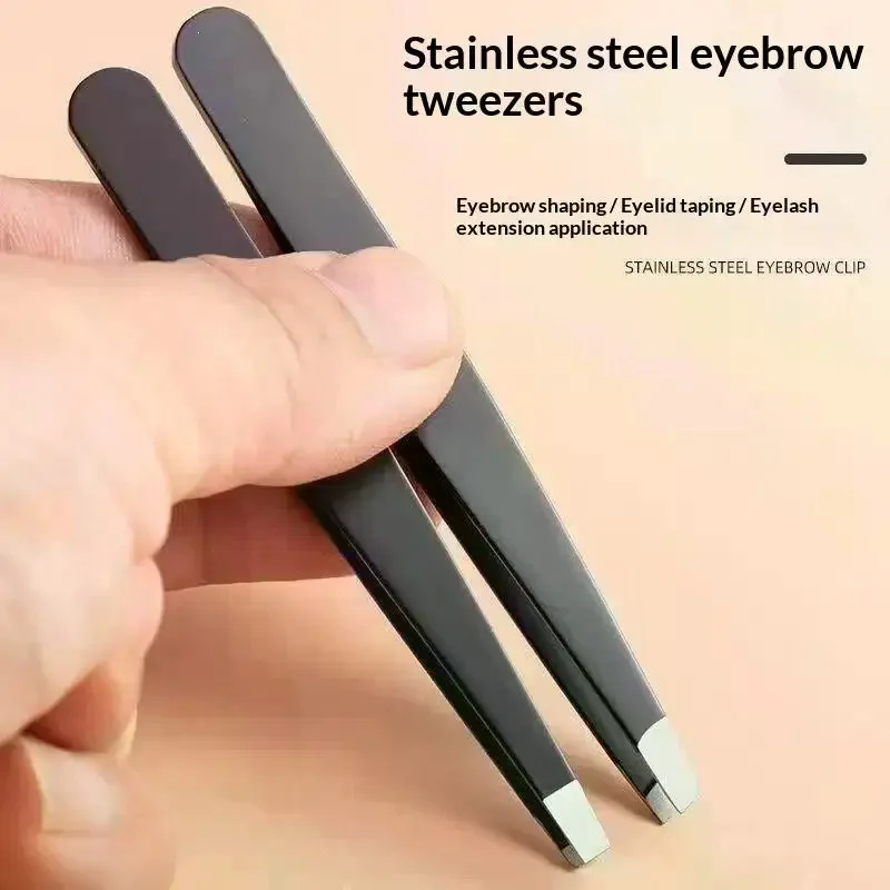 1/2Pcs Professional Stainless Steel Eyebrow Hair Removal Splinter Tweezers Set Perfect For Very Effortless And Relaxed To Remove