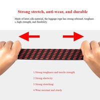 Elastics Rubber Luggage Rope Cord Hooks Bikes Rope Tie  Luggage Roof Rack Strap Fixed Band Hook Bicycle Motorcycle Accessories