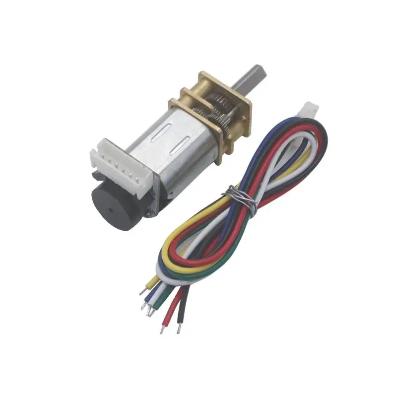 GA12-N20 DC Geared Motor, Encoder Speed Measurement Balance Trolley Micro Motor 3V-12V