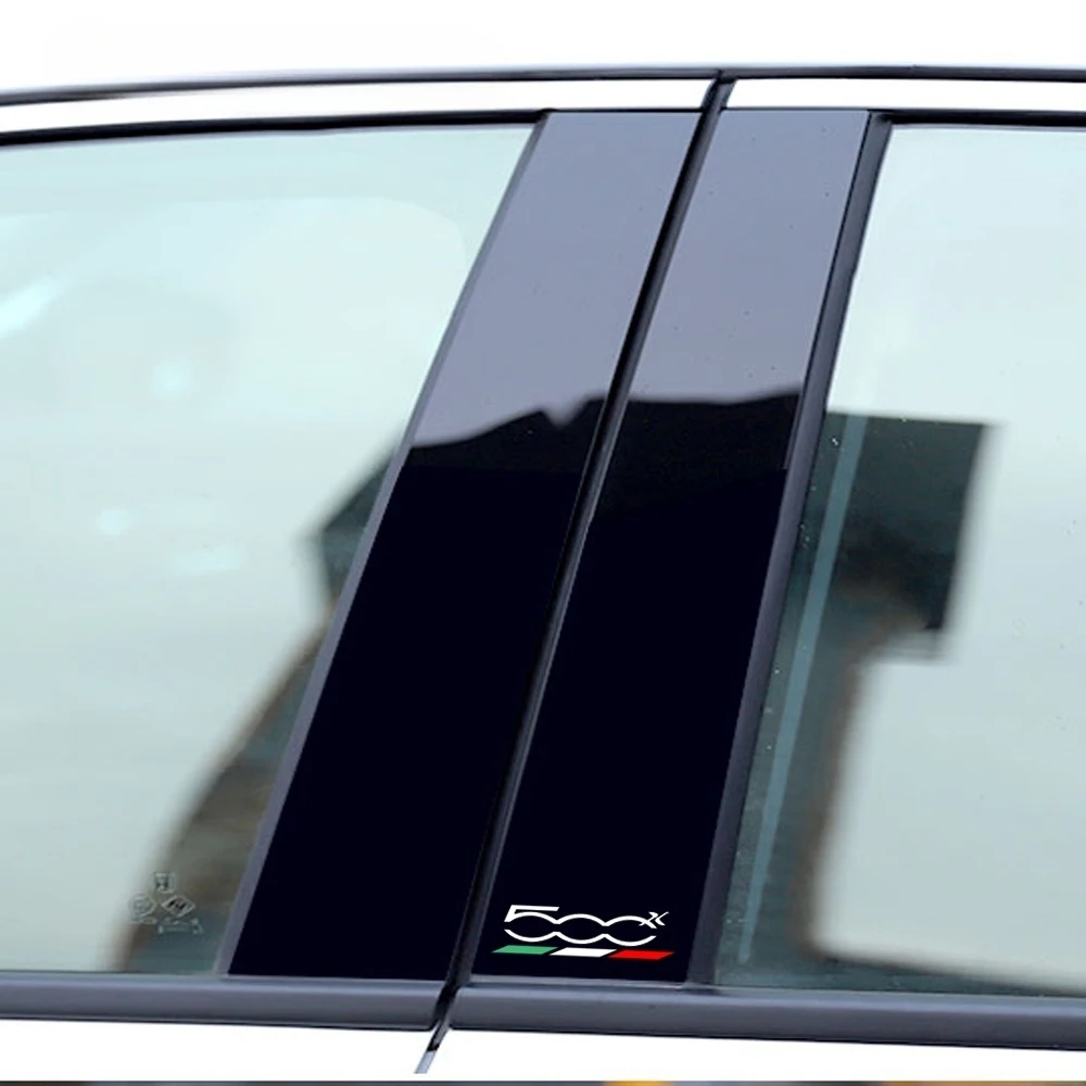 

4pcs Car body sticker For Fiat 500 500x 500l 500C 500E punto tipo panda bravo Auto Accessories