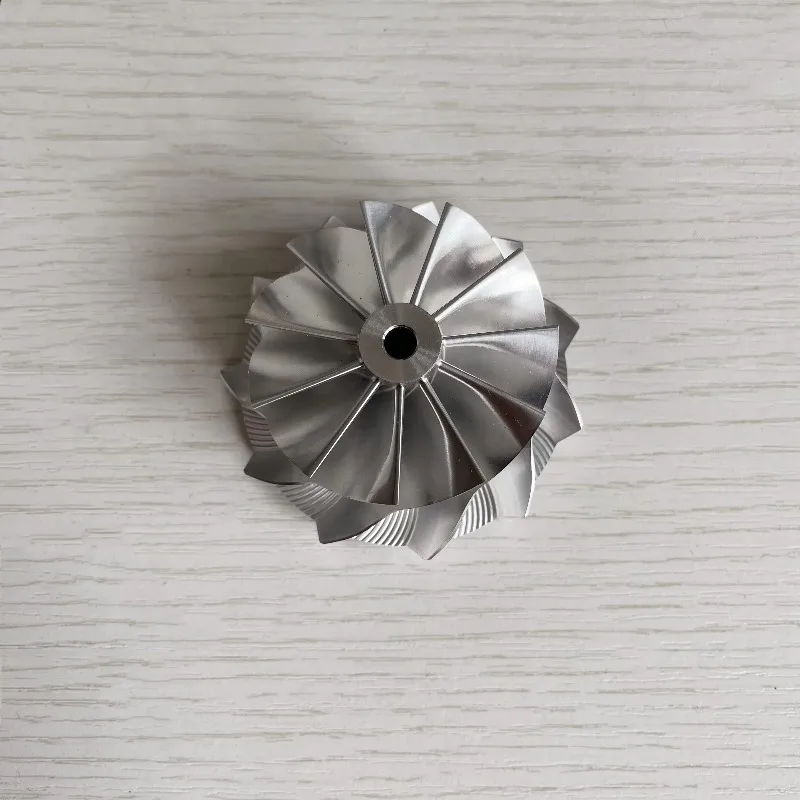GT15-25 Reverse 49.62/61.00mm 11+0 Blades High Performance Turbo Milling/aluminum 2618/billet Compressor Wheel