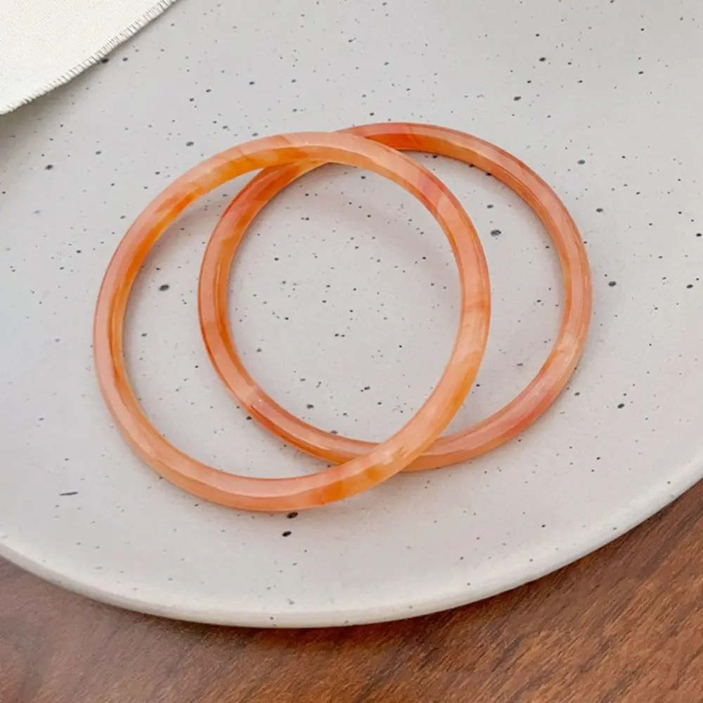 Moda multi-cor natural ágata pulseira artificial redonda branco luar jade jóias acessórios