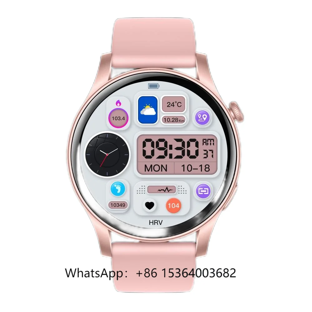 

TJXL-Wholesale New 2024 2023 2025 2022 Round 4G 5G Use for Garmin Kospet Zeblaze Honor Strap AI Bluetooth Call Sport Smart Watch