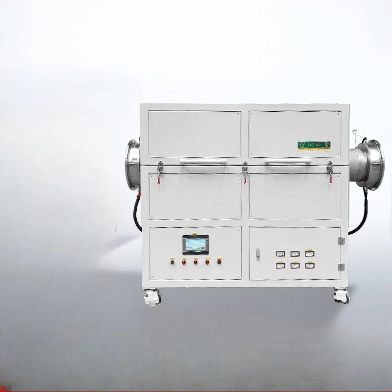 1000 degree tube atmosphere furnace atmosphere reduction sintering powder roasting intelligent electric furnace