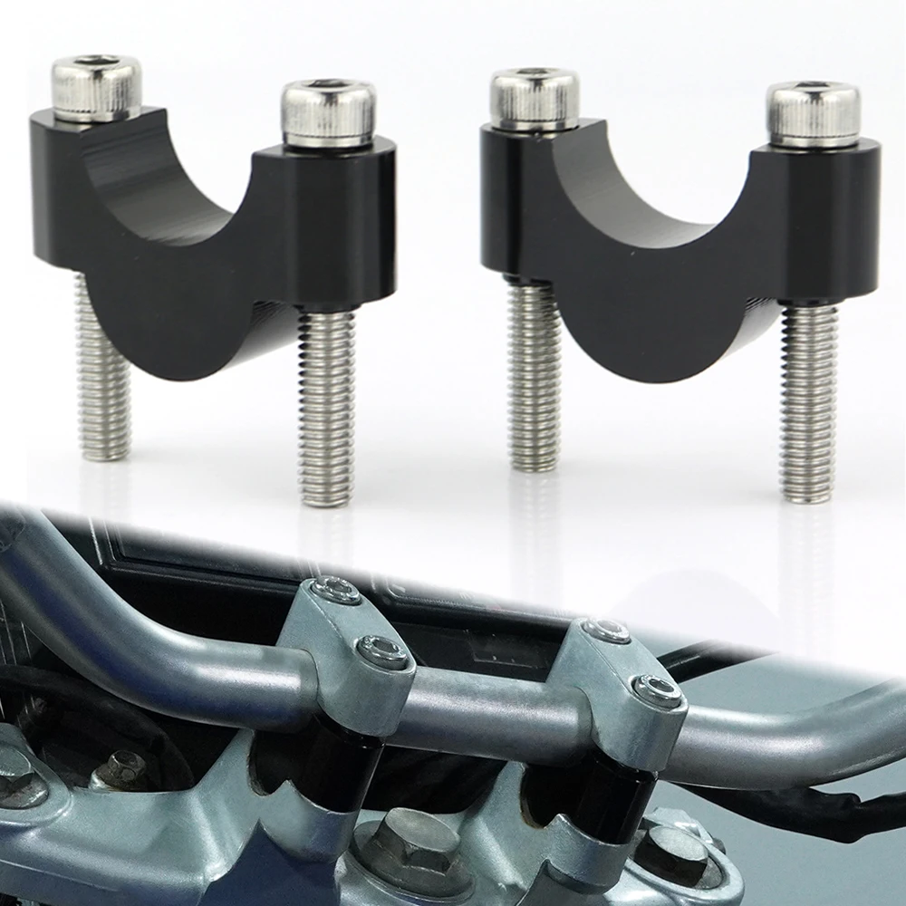 Rialzo manubrio moto 28mm 1 1/8" per HONDA YAMAHA SUZUKI KAWASAKI DUCATI Aprilia KTM Triumph BENELLI