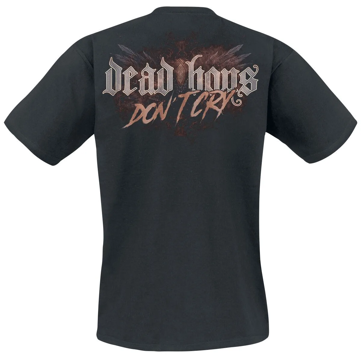 Powerwolf Dead Hogs Don't Cry Skull & Crow Print T-Shirt, Unisex Metal Fans Tee
