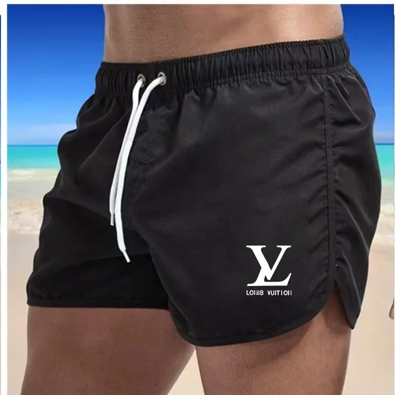 

Men's beach surf shorts Summer 2025 new fast dry jogging shorts Fashion multi-colored sports men's and women's casual shorts