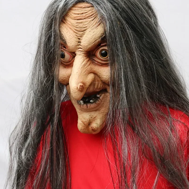 Nuova vendita calda Halloween Horror Mask Party Makeup Dance Cosplay Gory Fun Horror Unisex Full Face copricapo in lattice per adulti