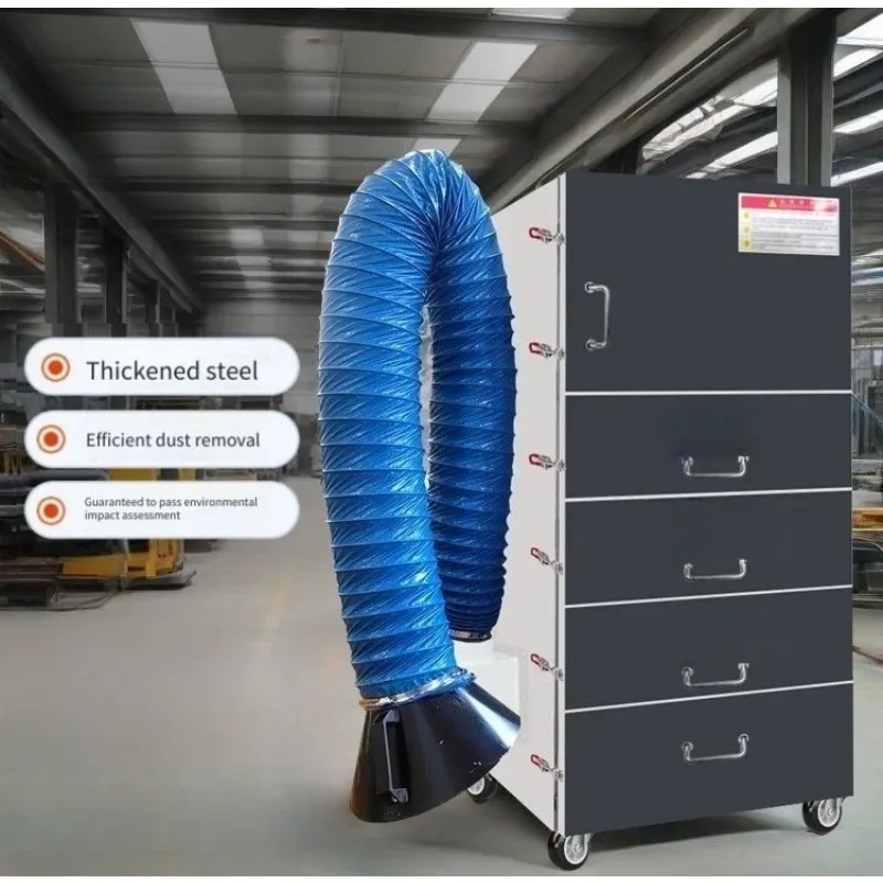 Activated Carbon Adsorption Box Movable Industrial Air Purifier Small Environmental Protection Equipment For Waste Gas