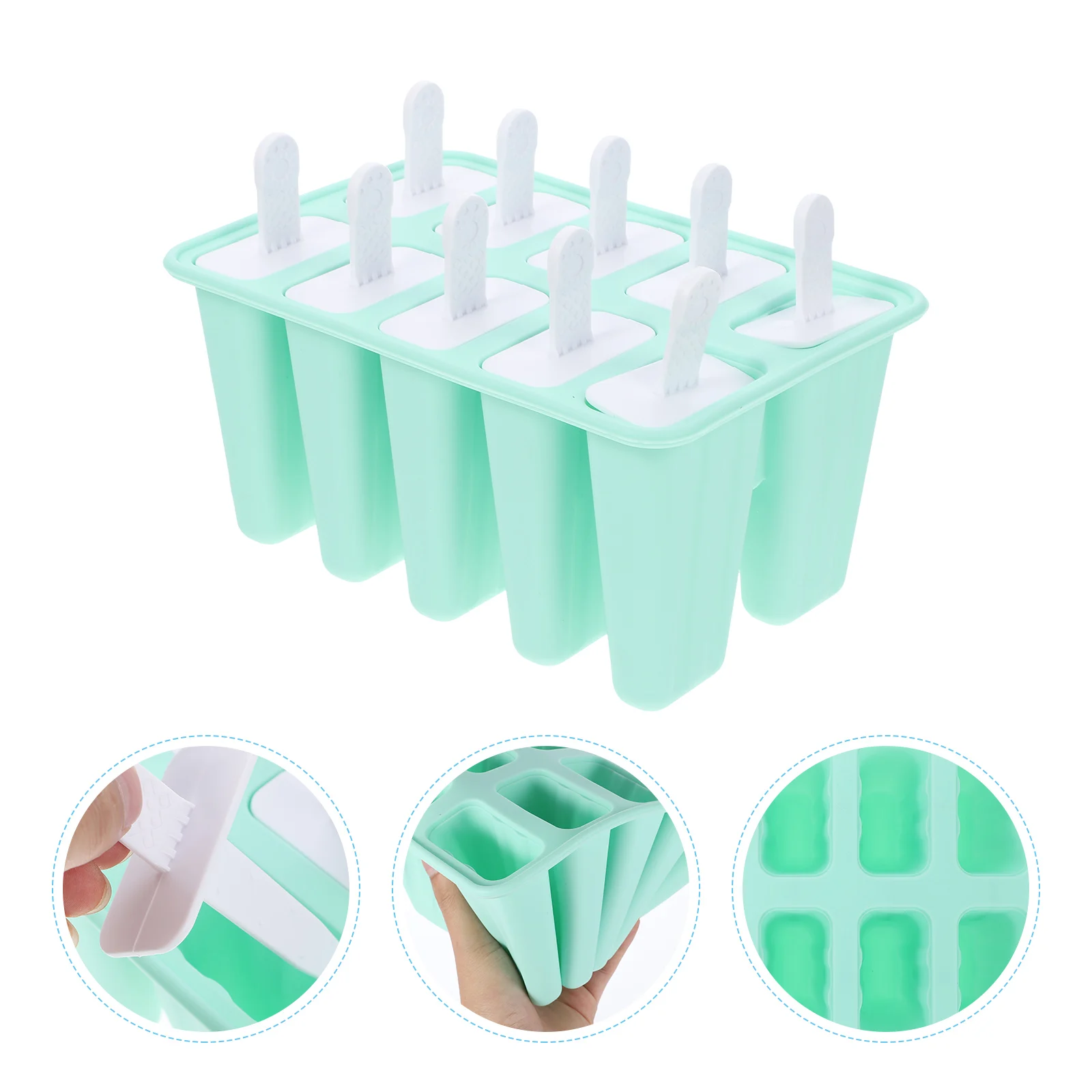 

Silicone Ice Cream Molds Food Grade Popsicle Maker Reusable Household Tool Baby Safe Treats Mold
