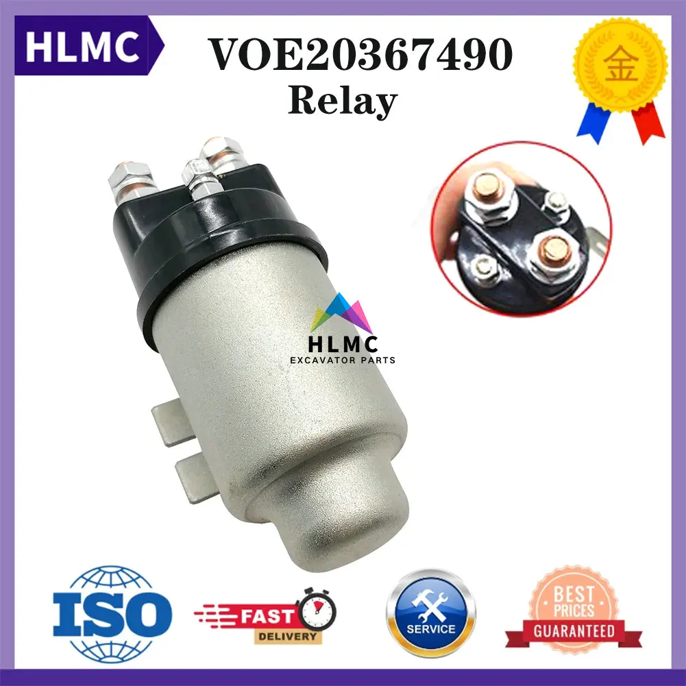 Excavator Parts Starter Relay 20367490 VOE20367490 for EC210B EC210BLC EC290 EC290B EC360B EC460B