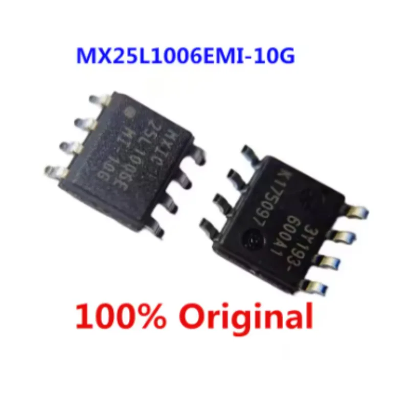 10PCS Original MX25L12835FM2I-10G MX25L12833FM2I-10G MX25L1006EMI-10G WSON-8 SPI Flash Memory 128MB Non-Volatile Storage IC Chip