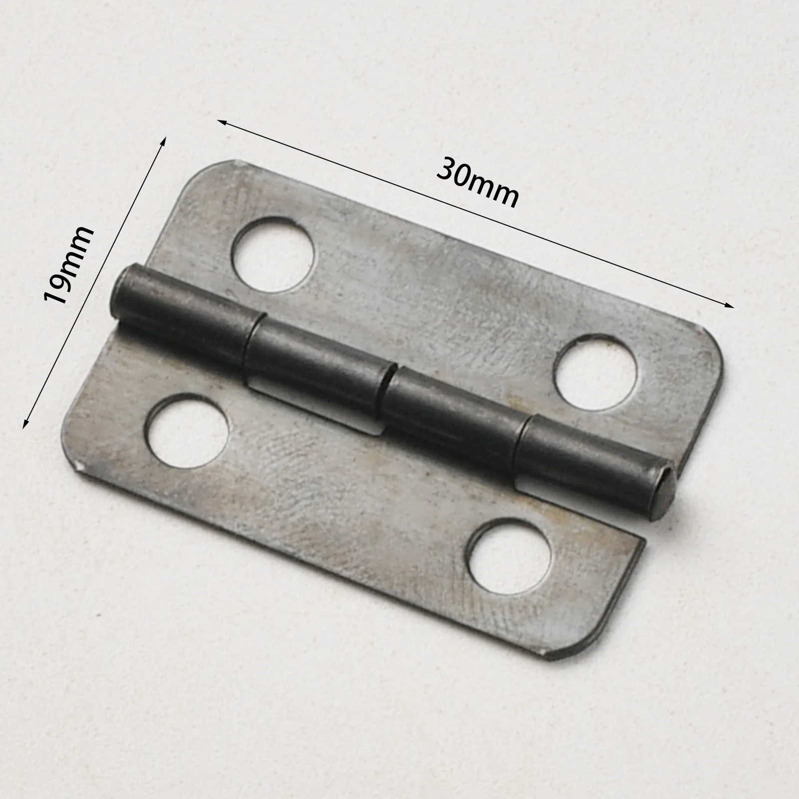 JD1.2 inch antique iron sheet flat hinge wooden box hinge luggage packaging small accessories 30 * 19MM4 eye manufacturer