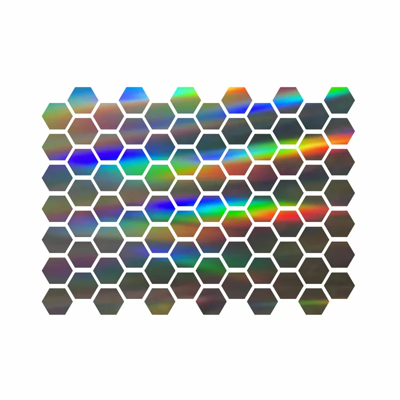 

Fashion Cool Honeycomb Reflective Car Sticker Waterproof Protective Decal for Motorcycle Helmet Bike Laptop Auto Accessories