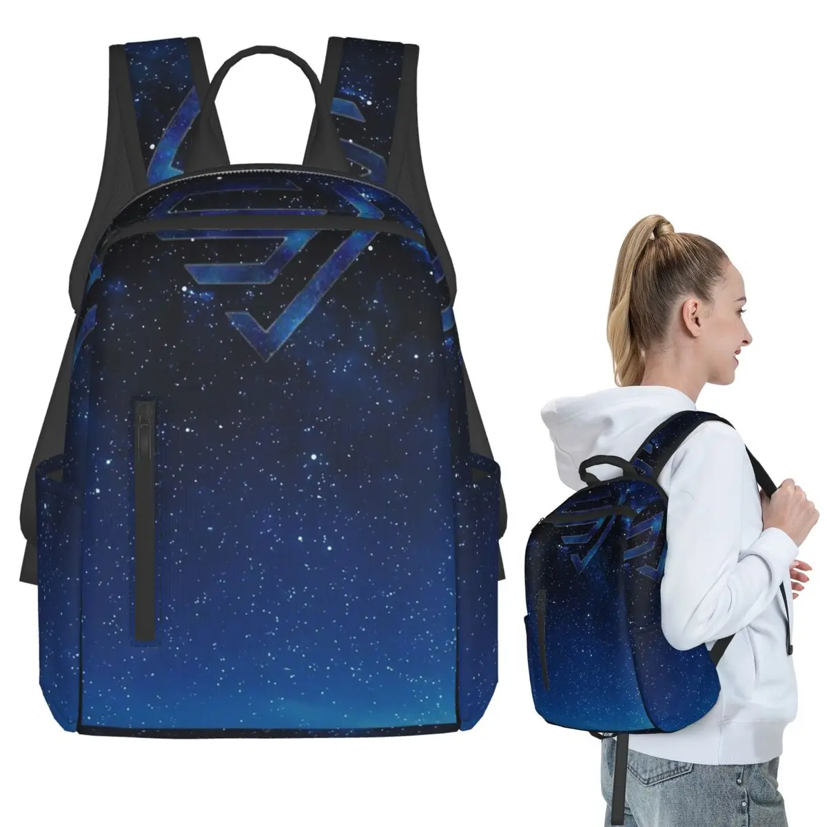 Super Junior Logo (23) Backpack Student BookBag Boys Girls School Bag Computer Shoulder Bags Men Women