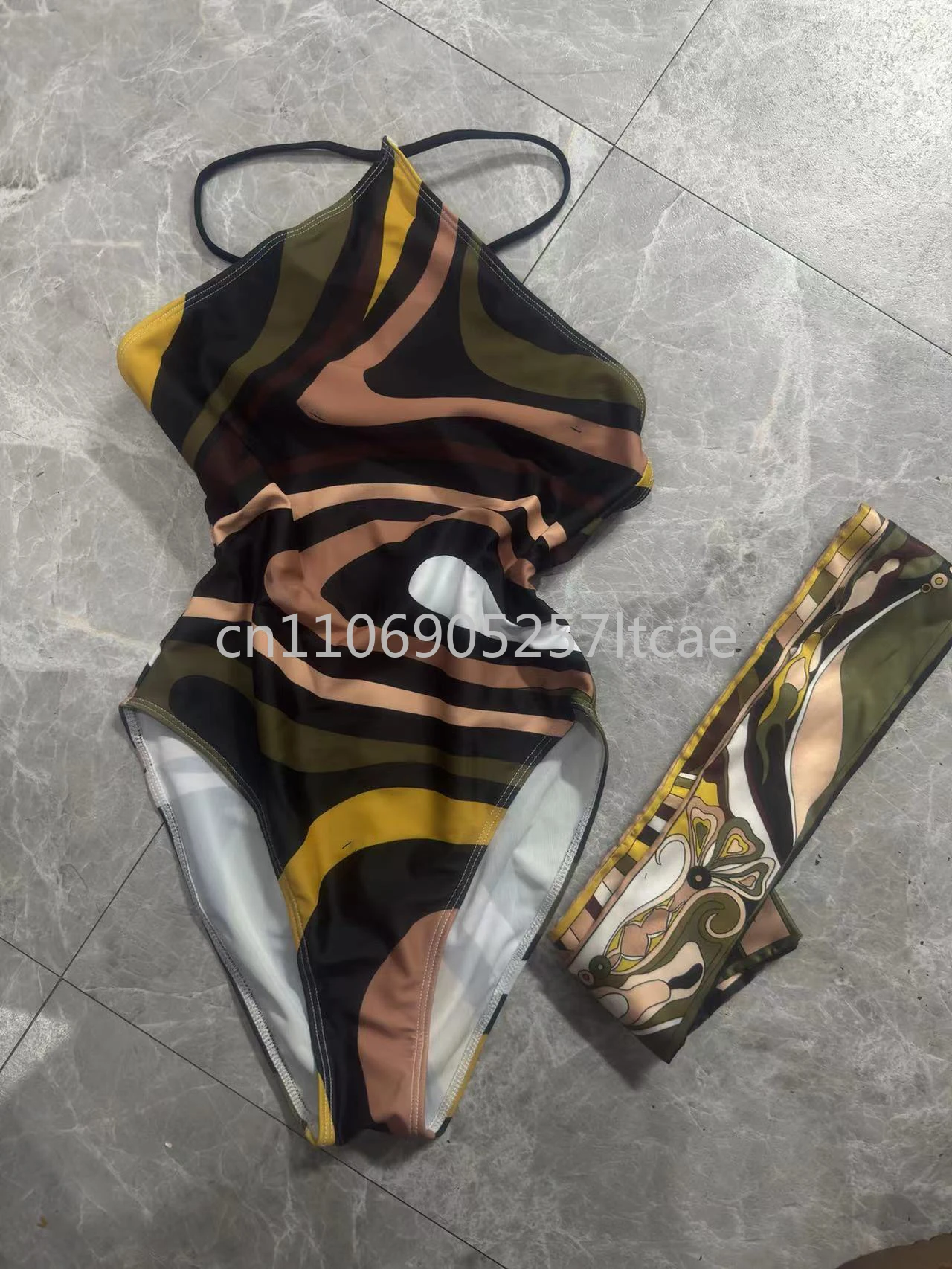 

Luxury Design Women's Scarf Swimsuits Letter Signature Logo Designer Brand Headband Scarf Swimsuits