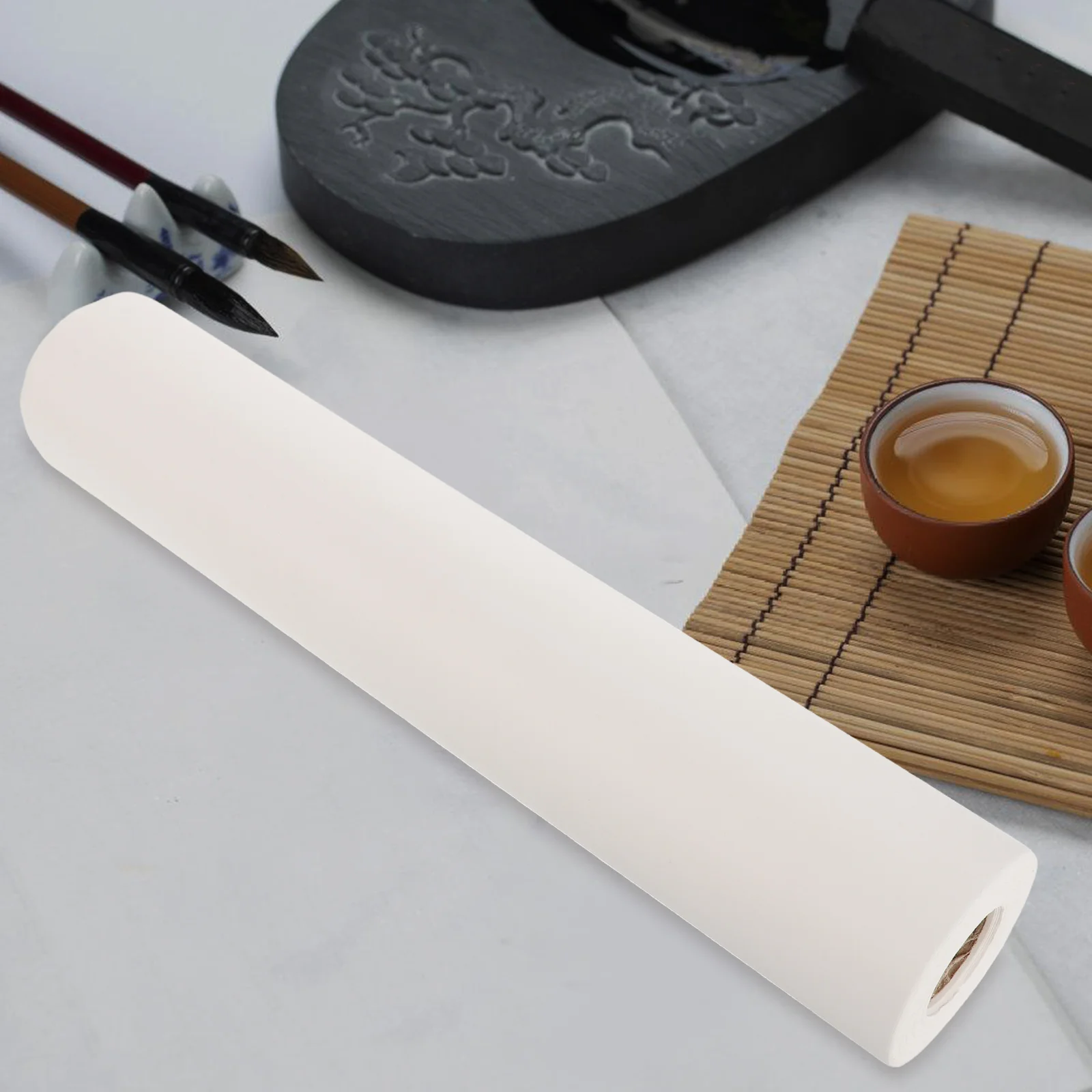 

Thickened Xuan Paper Sheets Calligraphy Rice Strong Absorbent Ink Painting Scroll Blank White Practice Roll