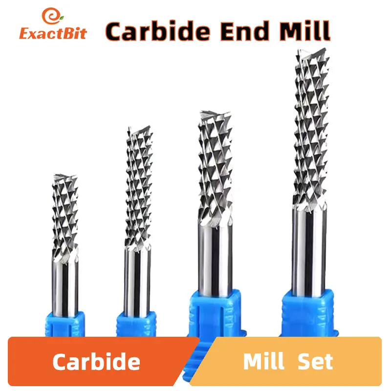 

LIYU Solid Carbide Corn End mill Milling Cutter Bits D0.8 1.0 1.6 1.8 2.4 3.1 PCB End Mill CNC Cutting Milling Tools