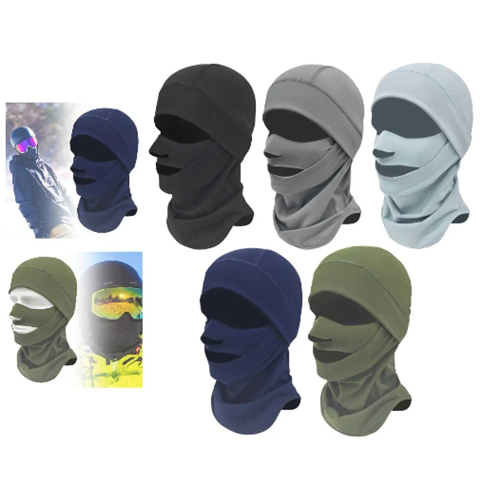 Máscara de esqui de inverno, aquecedor de pescoço, multiuso, ciclismo, capa facial para corrida, esportes ao ar livre, snowboard, bicicleta, esportes de inverno