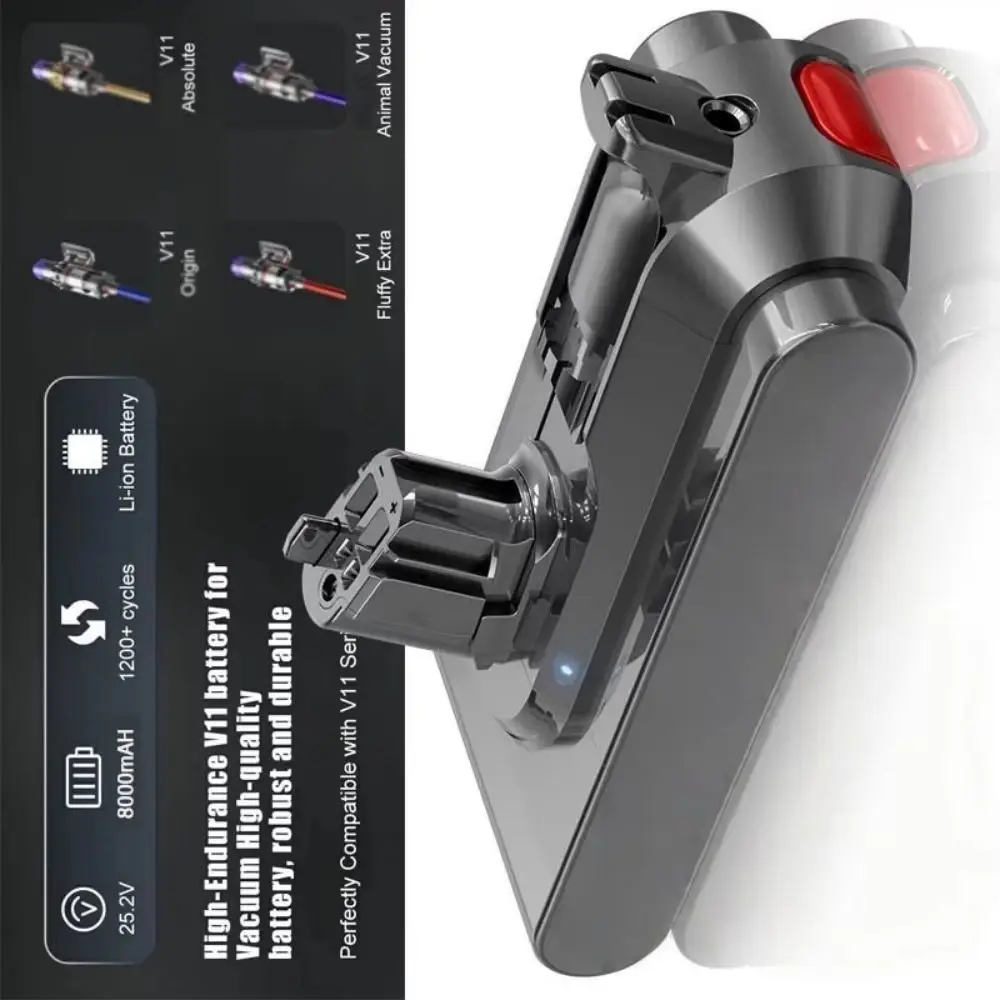 

Rechargeable Li-ion Battery 25.2V 6000mAh for Dyson V11 Absolute Extra Absolute Animal Fluffy SV15 SV16 SV22 Vacuum Cleaner