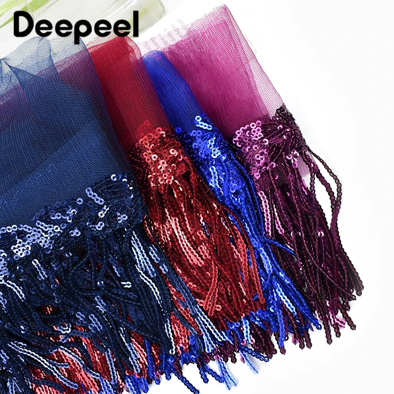 9 ياردة 10/18 سنتيمتر الترتر هامش شرابات الدانتيل تقليم فساتين الزفاف الملابس عيد الميلاد الديكور شرابة هامش الخياطة اكسسوارات