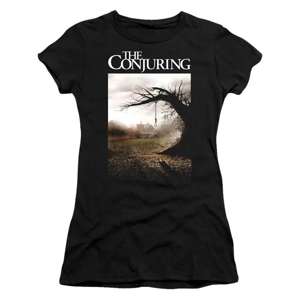 The Conjuring Tree Movie Poster Juniors and Women Black T Shirt