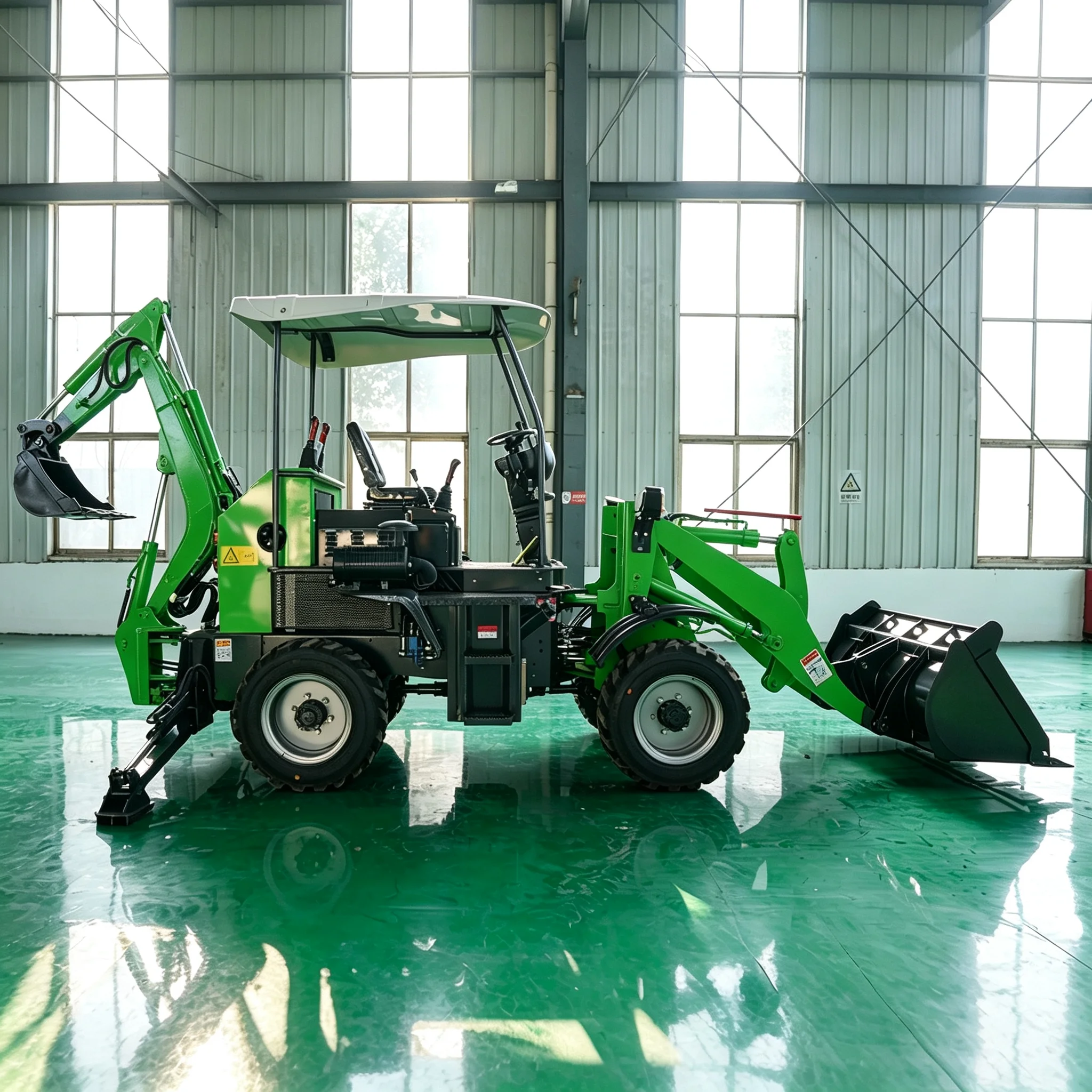 รถแบคโฮล้อเดอร์แบบปรับแต่งได้  - Heavy Equipment Working บทวิจารณ์และราคา