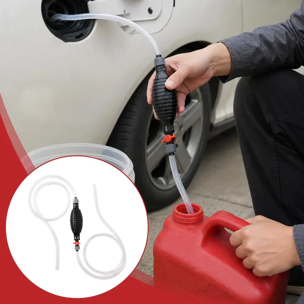 Manual Truck Fuel Oil Pump Petrol Suction Device Petrol Transfer Pump Hand Efficient Car Petrol Tank Sucker Oil Saver 1PC view 5