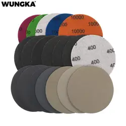 10pcs/lot 3-inch Sanding Discs 75MM Waterproof Sandpaper Hook & Loop Sand Paper 60-10000 Grit Assorted For Wet/dry Polishing