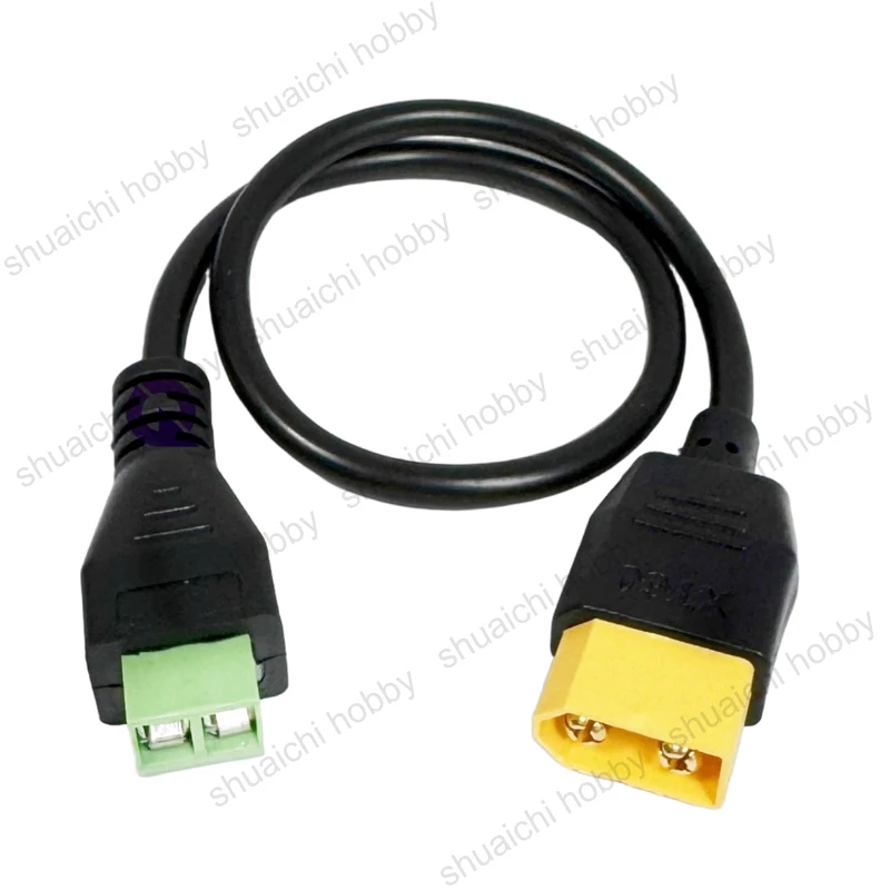 4 قطعة XT60 ذكر/أنثى إلى 2P لحام الأخضر محطة كابل محول الاتصال السريع RC الطائرات شاحن ميزان تمديد خط