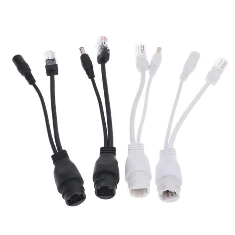 POE Passive Power Over Ethernet Adapter Easy Maintenance Splitter Injector Module for Industrial WiFi Network Installation
