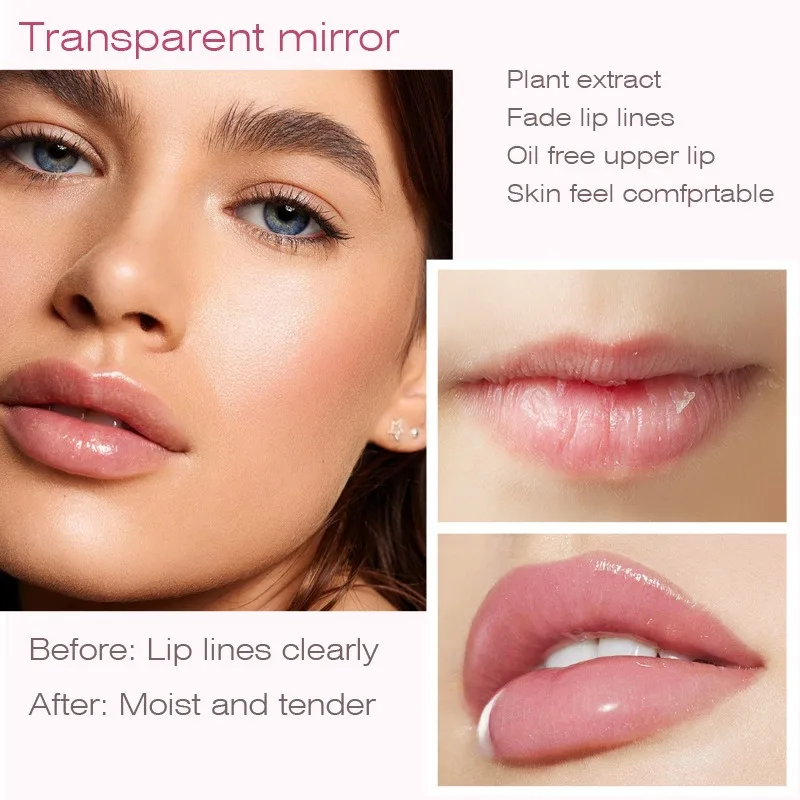Color Changing Rose Petal Lip Gloss Hydrating Moisturizing Nourish Lips Create Plump Juicy Lip Glow