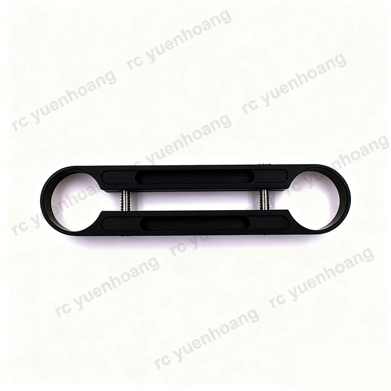 2PCS 16mm Dual-Pipe Carbon Tube Clamp 2-Hole Clip Landing Gear Tube Fixing Connector Aluminum Alloy for Multi-Axis RC Drone Part