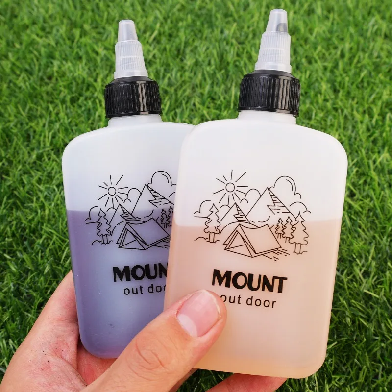 Outdoor Camping and Barbecue Olive Oil Bottle with Tapered Spout and Leak-Proof Seal Portable Seasoning Dispenser Bottle 1-4pcs view 4