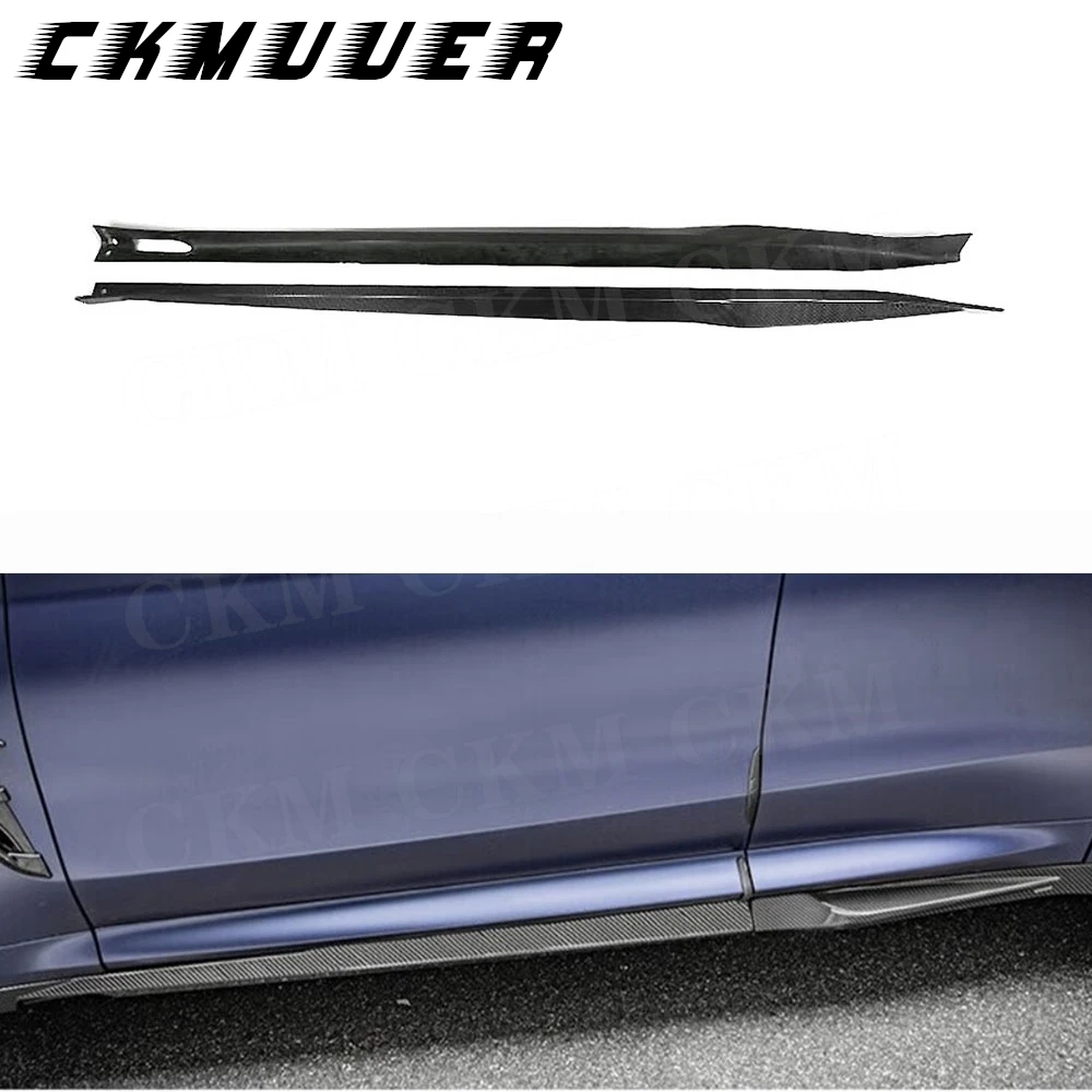 

CKMUUER сухая боковая юбка автомобиля из углеродного волокна, рокерные панели, удлинительные аксессуары для BMW X3M F97 2022 + комплекты кузова FRP