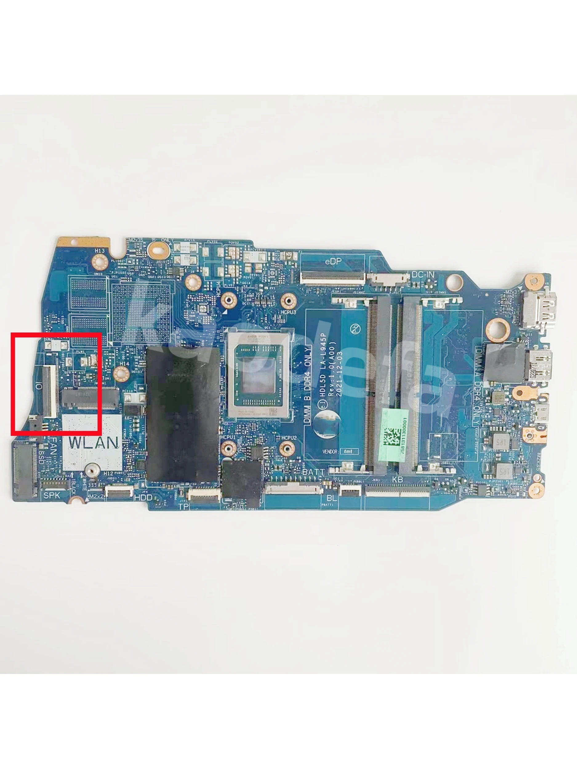 Imagem -03 - Laptop Motherboard para Dell Dell Vostro 3425 3525 Cpu: R35425u R5-5625u R7-5825u Amd Cn0r5m49 Cn-0prrg1 Cn-0r9jv9 Test ok La-l945p