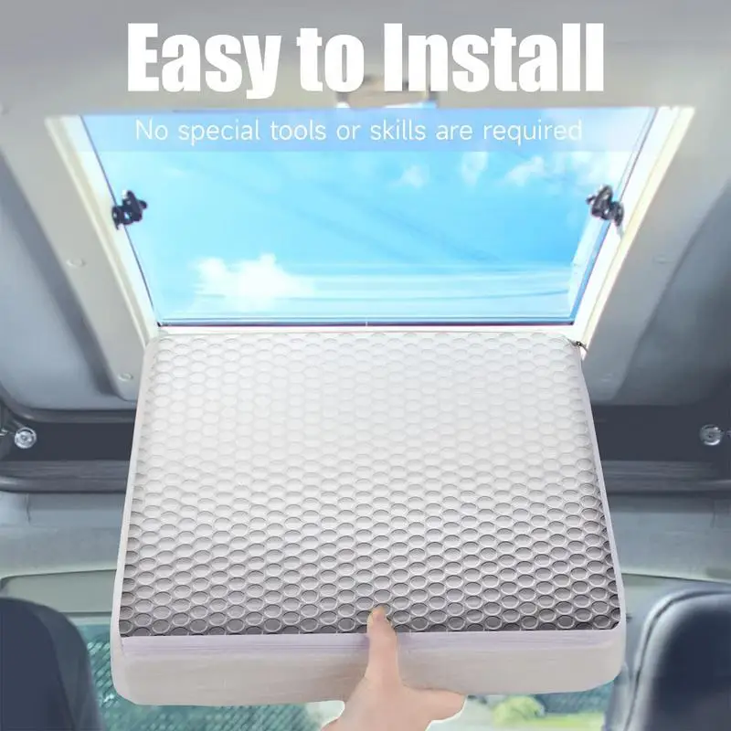 RV Sunroof Skylight Cover Sun Shade Skylight Shade Insulator Reflective Sunroof Cover Shade Sunshade For RV Vent UV Protection