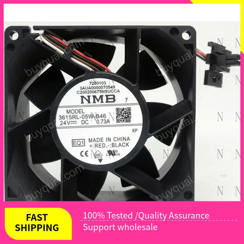 

YJJ FOR NMB High Performance Cooling Fan 3615RL-05W-B46 24V 0.73A 90*90*38mm