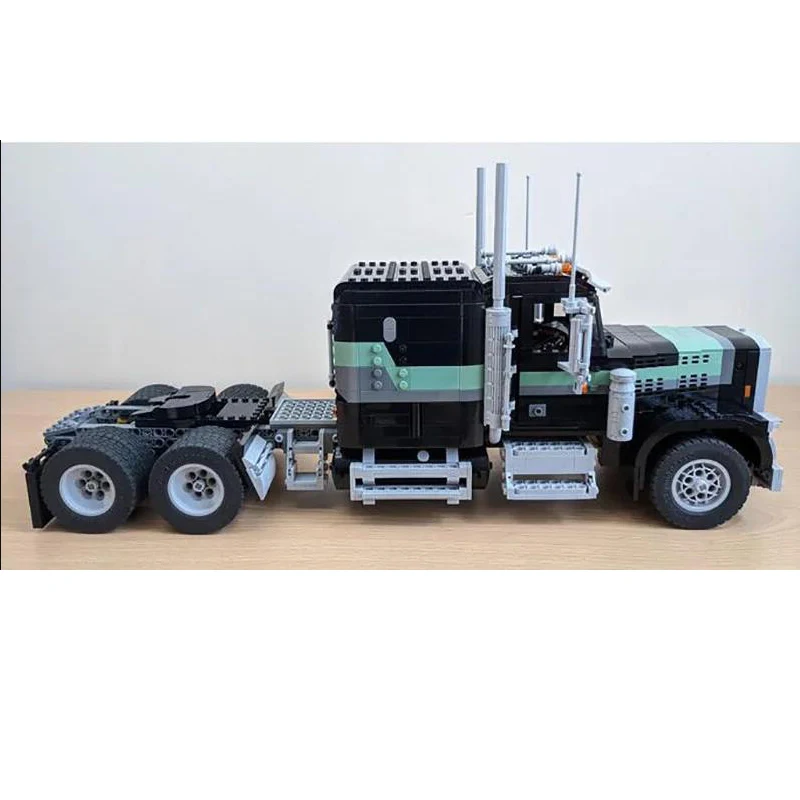 2024 Nieuwe MOC-77497 Technische Autotrekkerset Modelbouw Zelfsluitende Bouwstenen Verjaardagscadeau Kerstcadeau