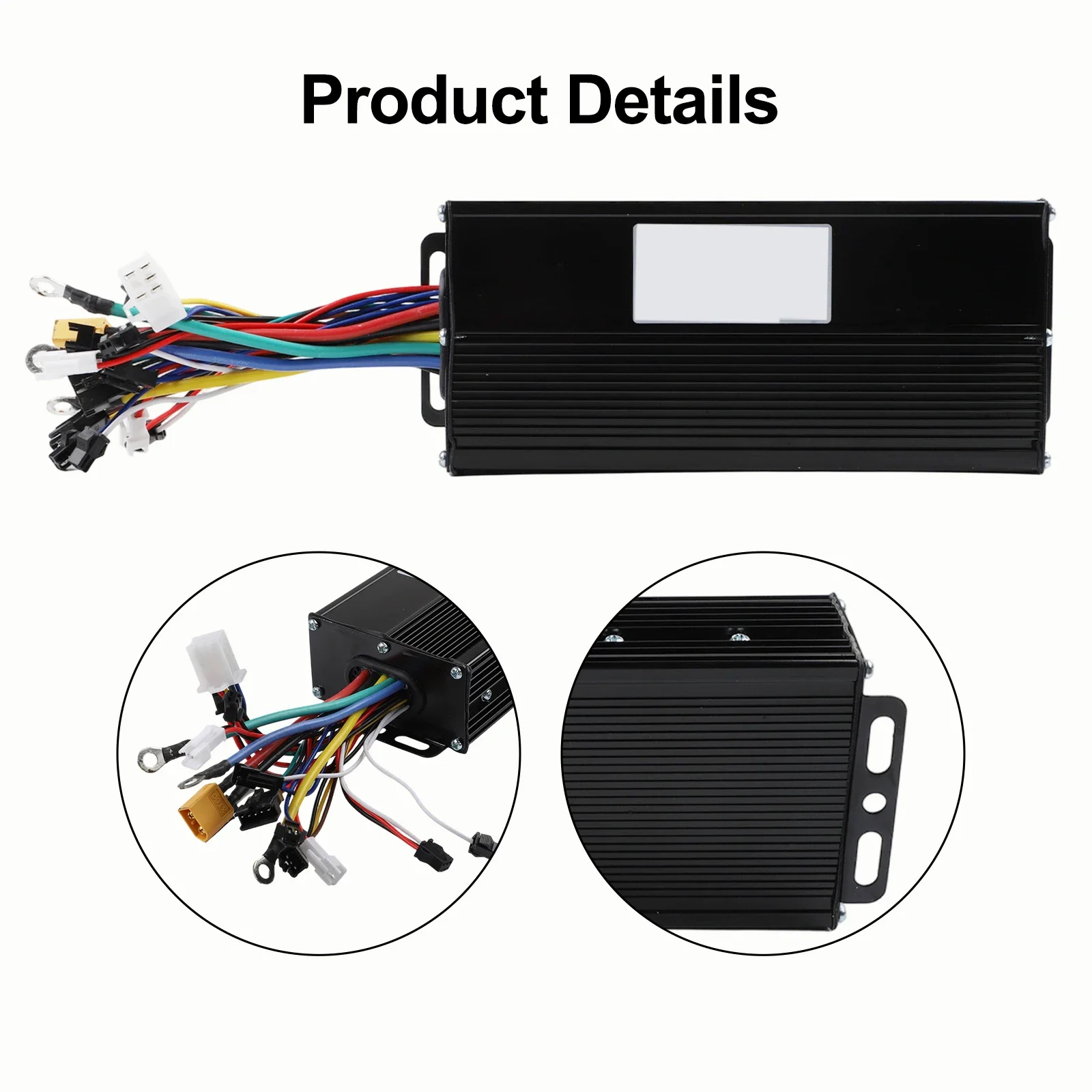 Electric Bicycle Controller 36V-52V 35A E-bike Intelligent 3-mode Sine Wave For Brushless Motor Cycling Modified Accessories