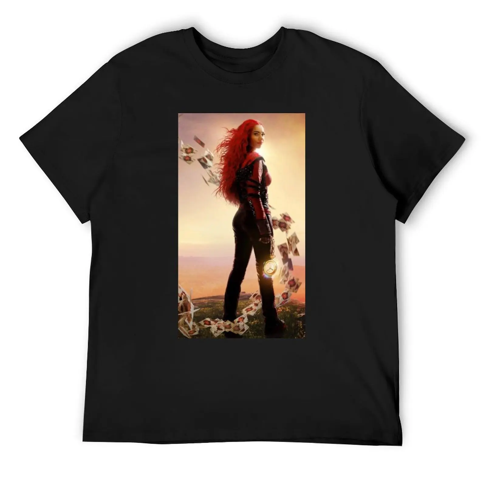 descendants the rise of red T-Shirt customs design your own graphic t shirt vintage cheap stuff customs t shirt men 100℅ cotton