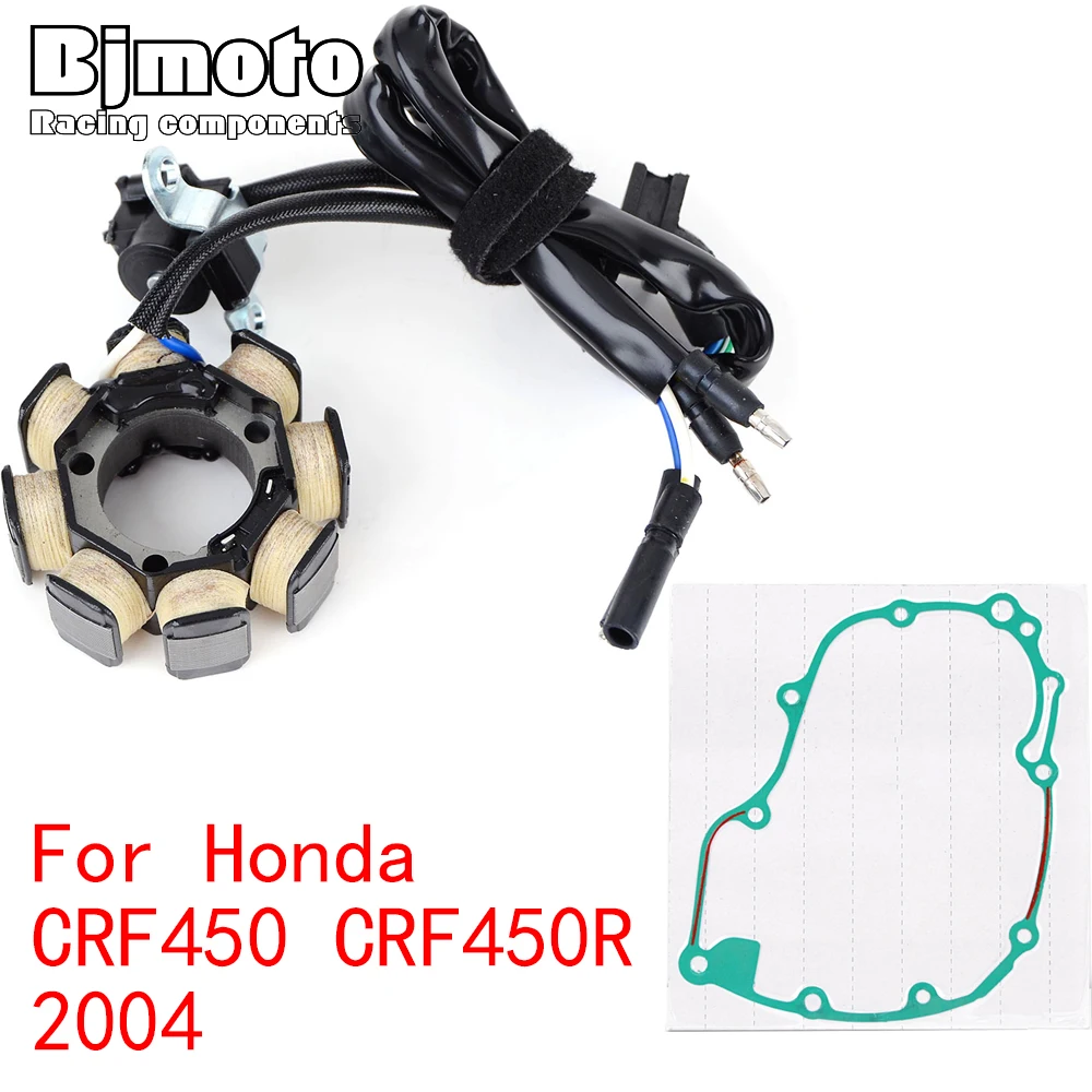 

CRF450R 2004 CRF450R Engine Stator Coil For Honda CRF450 CRF450R CRF-450R With Gasket