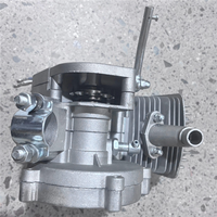 Silver 80CC 2-Stroke Bicycle Motor Kit, 1.85KW CDI Engine, Fits 26Inch-28Inch Bikes, 5500RPM Conversion