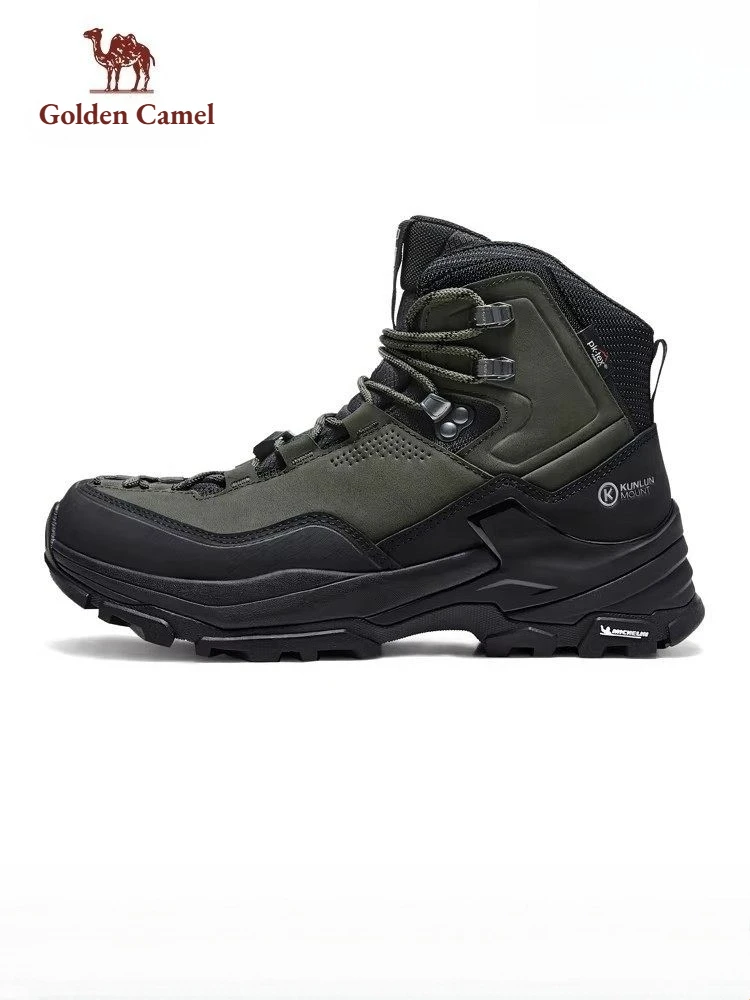 Golden Camel Men’s Outdoor Hiking Boots 2026 New Non-slip Wear Resistant High Top Trekking Shoes Tourism Mountain Boots
