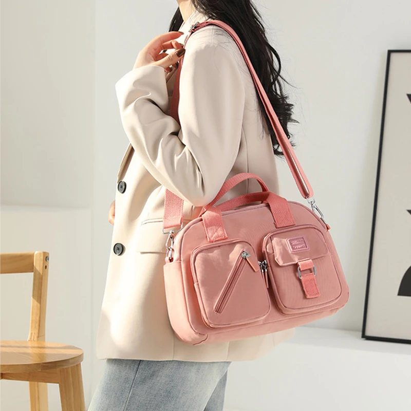 Women Crossbody Tote Bags Multi-function Nylon Messenger Bags Female Waterproof  Travel Shoulder Bags Designer Handbags