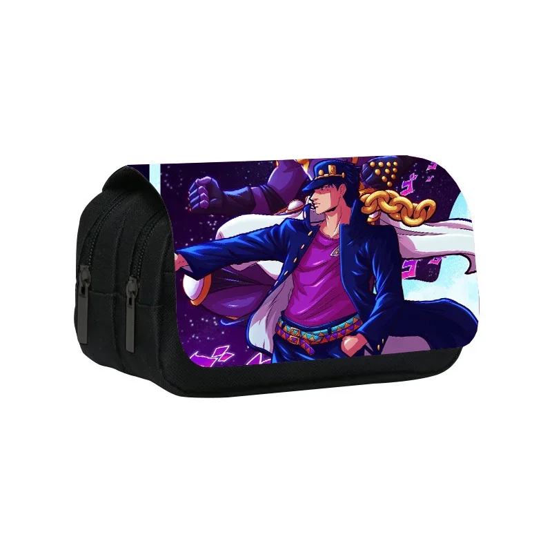 Estuche de Anime Jojo Bizarre Adventure para mujer, estuche de cosméticos Kujo, Shelly, Yoshikage, KILLER QUEEN, estuche para lápices, estuches para