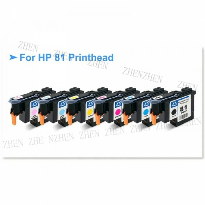 Y para hp 81 cabeça de impressão para hp designjet 5000 5000ps 5500 5500ps cabeça de impressora