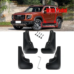 For Haval Dargo 2022 2021 Car Mudguards Plastic Fender Cover Flares Splash Guard Cover Exterior Mud Flaps Auto Accessories