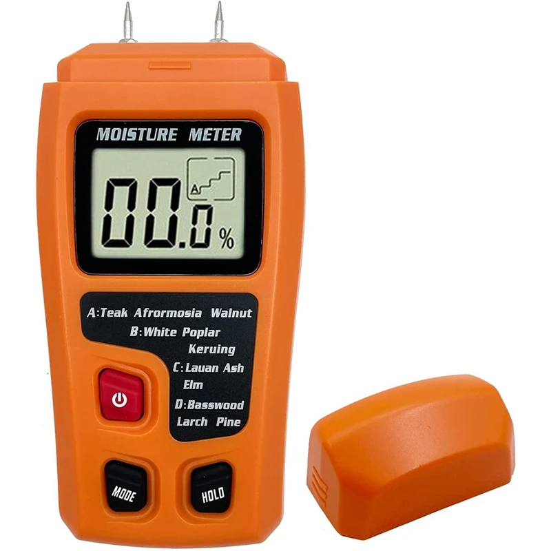 Digital Wood Moisture Meter Wood Humidity Tester Hygrometer Timber Damp Detector Large LCD Display