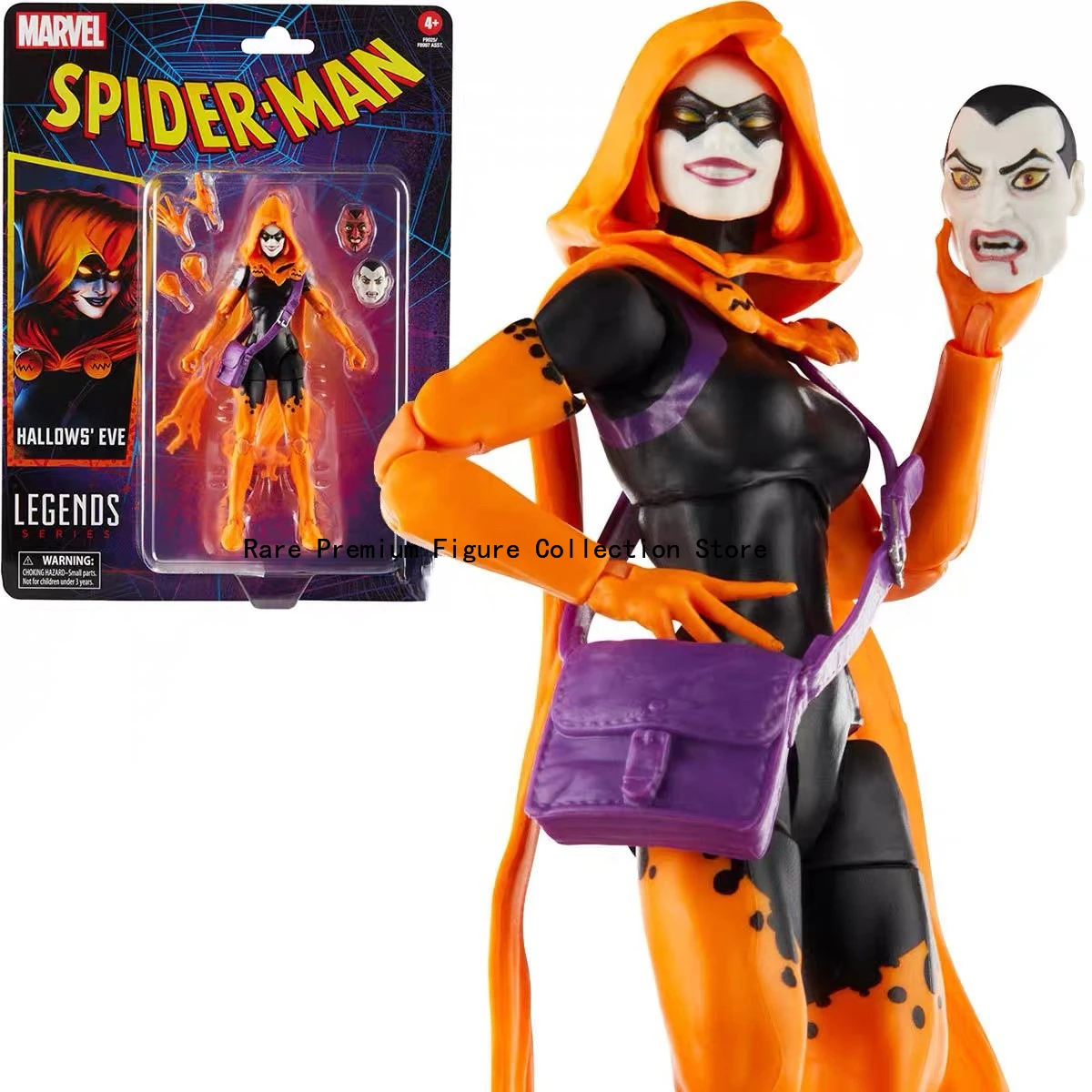 

Коллекционная экшн-фигурка Marvel Legends Comic Edition, 6 дюймов, с подвижными суставами, в ретро-упаковке на Хэллоуин, модель 19707